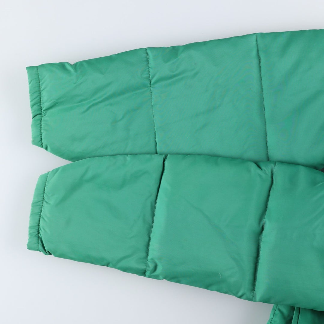 Montgomery Ward Vintage Men's Down Jacket, Size L Nylon green type Vintage Second Hand