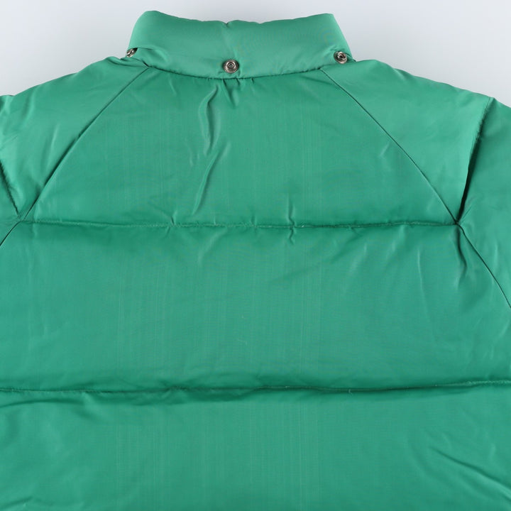 Montgomery Ward Vintage Men's Down Jacket, Size L Nylon green type Vintage Second Hand