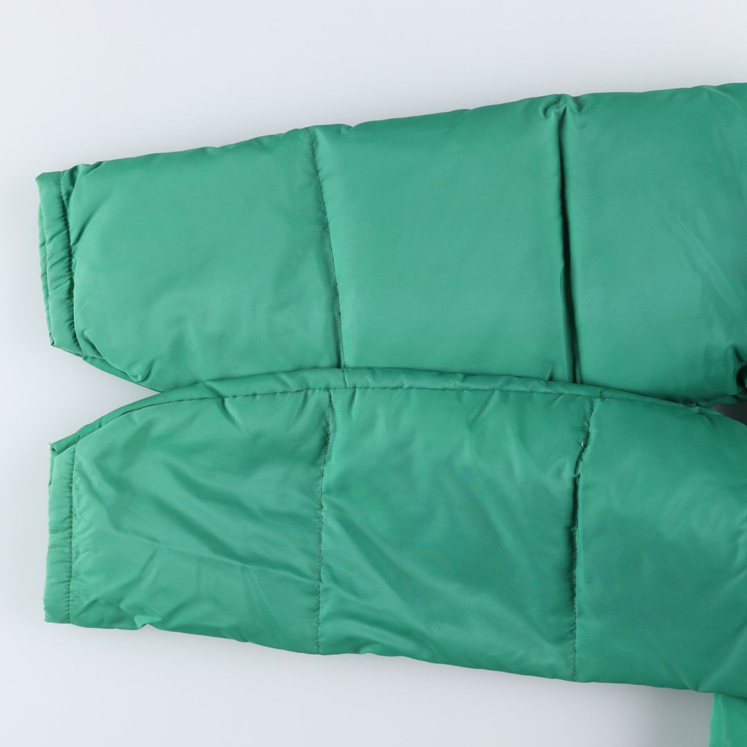 Montgomery Ward Vintage Men's Down Jacket, Size L Nylon green type Vintage Second Hand