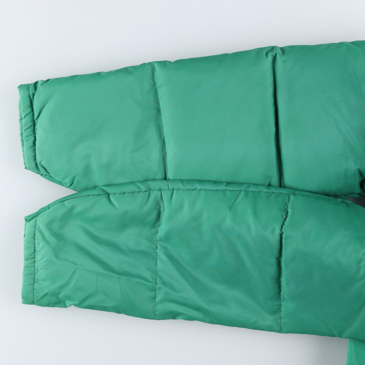 Montgomery Ward Vintage Men's Down Jacket, Size L Nylon green type Vintage Second Hand