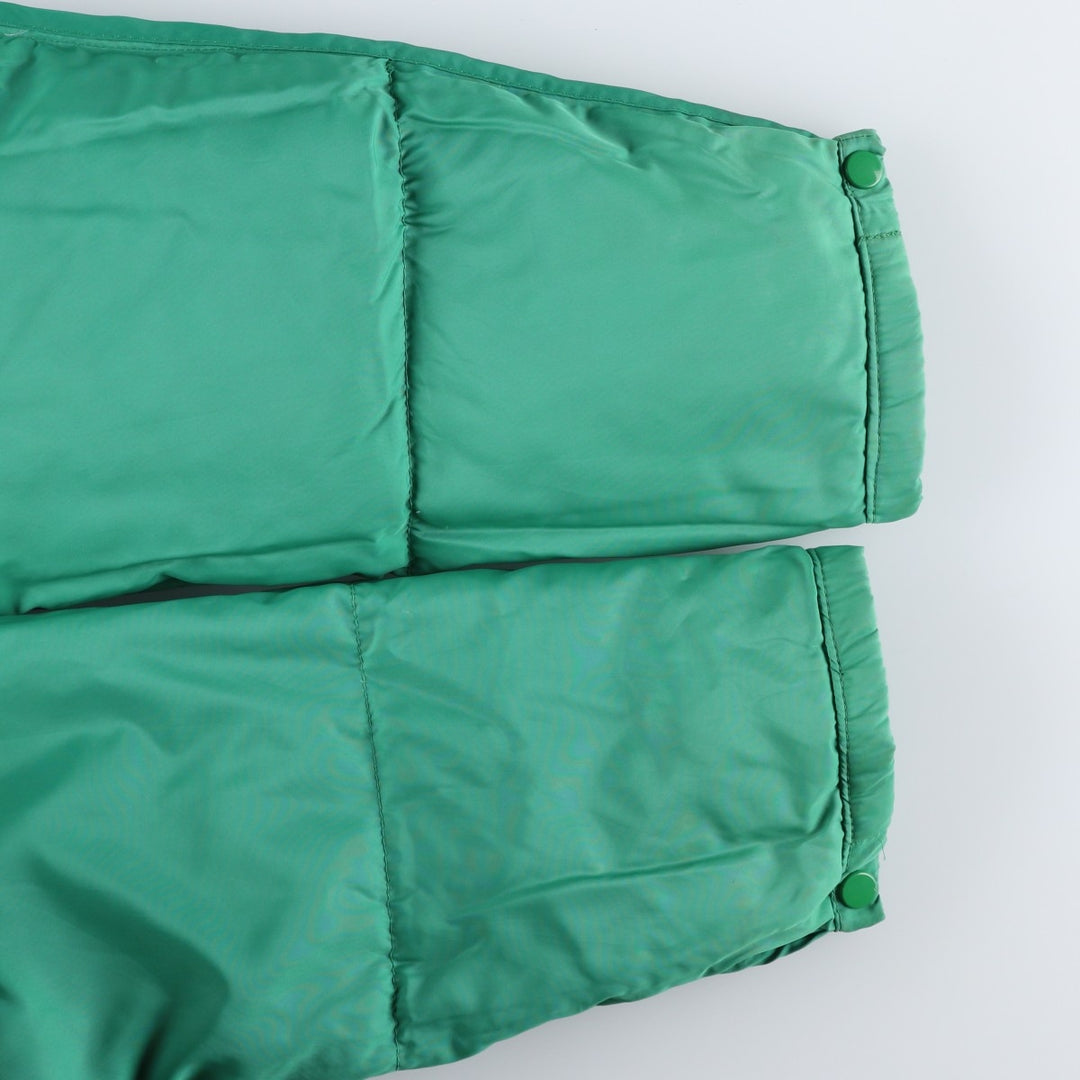 Montgomery Ward Vintage Men's Down Jacket, Size L Nylon green type Vintage Second Hand