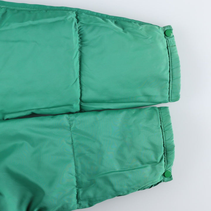 Montgomery Ward Vintage Men's Down Jacket, Size L Nylon green type Vintage Second Hand