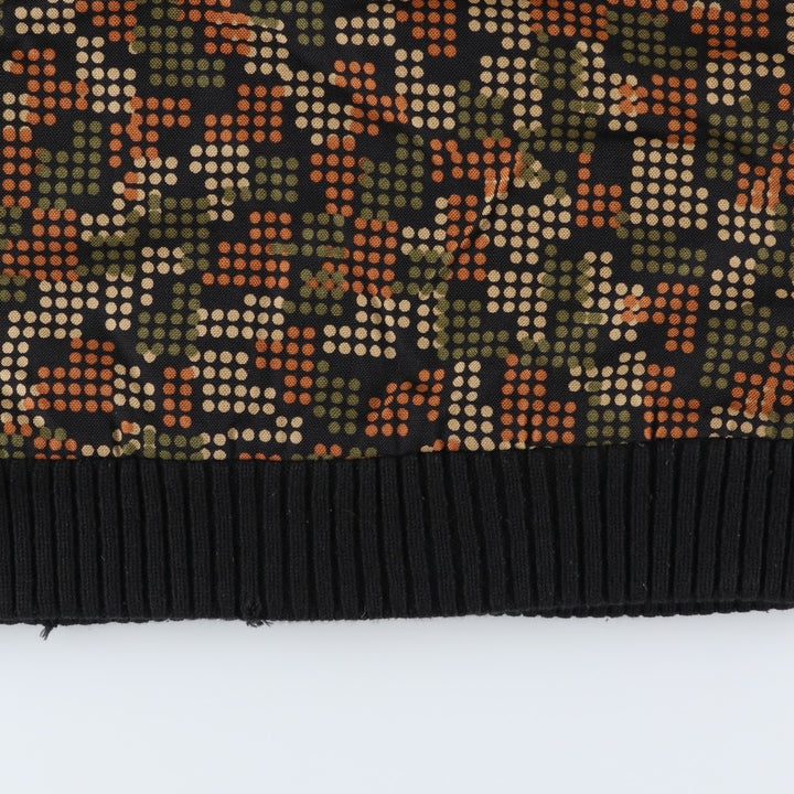 Carhartt All-Over Dot Pattern Padded Work Blouson, Men's Size Small Nylon black type Vintage Second Hand