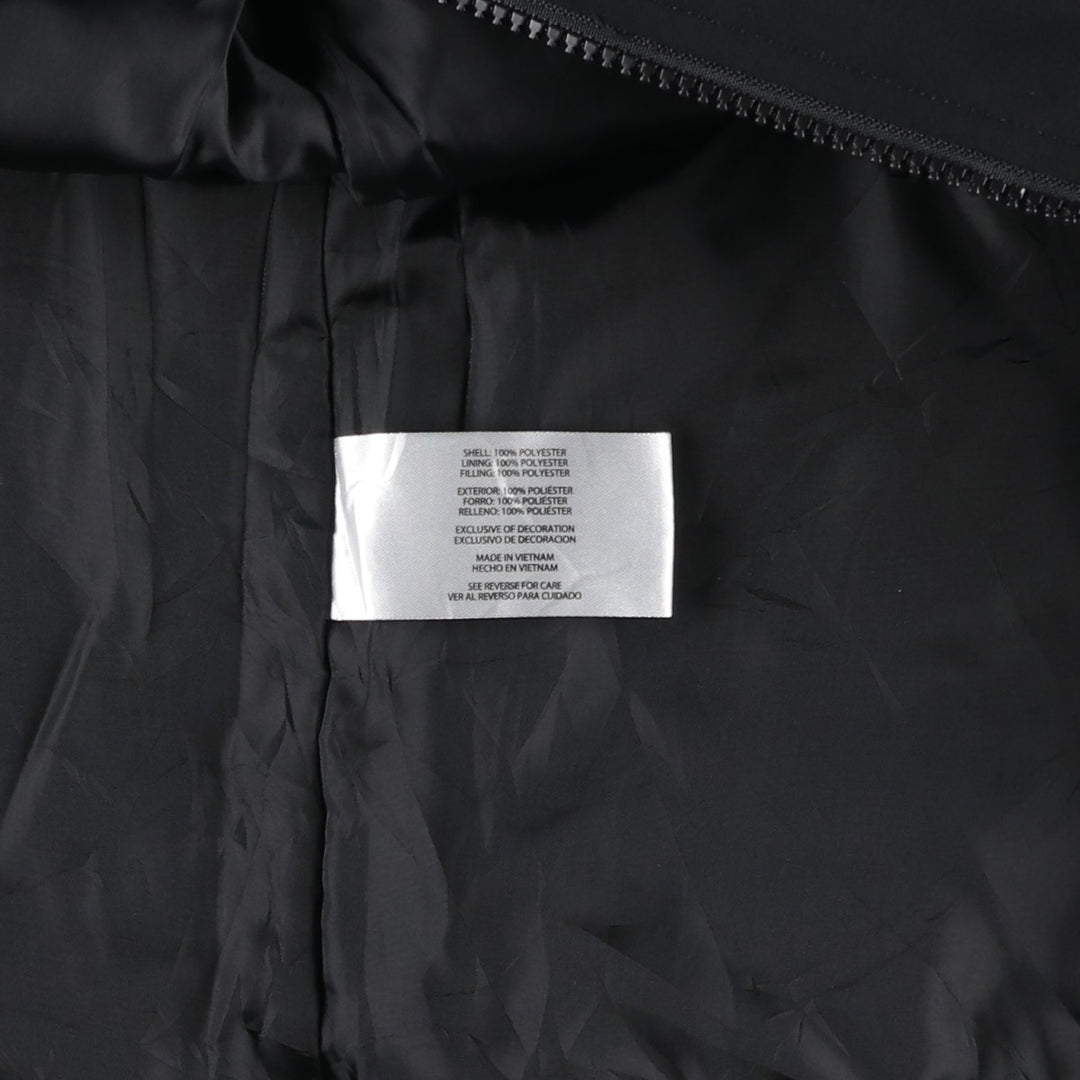 2000'S Banana Republic padded puffer jacket, men's size XL polyester black type Vintage Second Hand