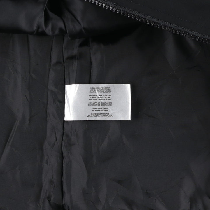 2000'S Banana Republic padded puffer jacket, men's size XL polyester black type Vintage Second Hand