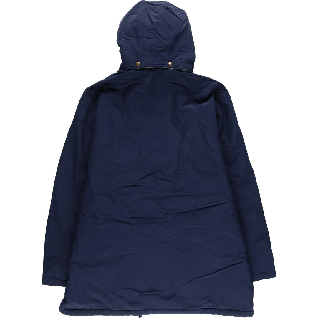Vintage 80s-90'S Lands' End padded parka/puffer jacket, men's size XL Nylon black type Vintage Second Hand