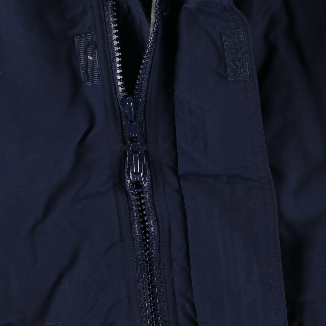 Vintage 80s-90'S Lands' End padded parka/puffer jacket, men's size XL Nylon black type Vintage Second Hand