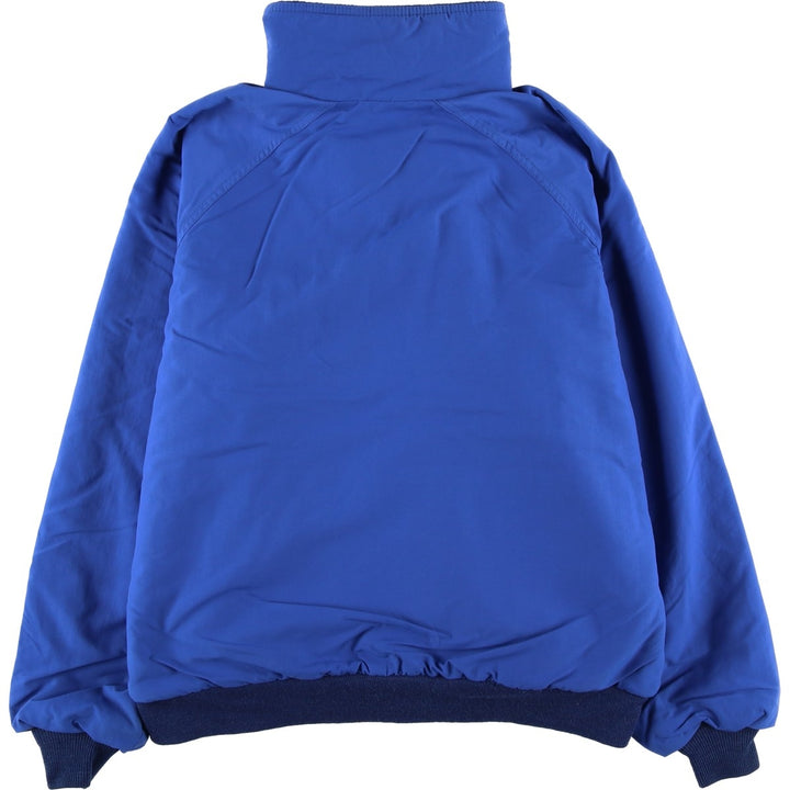 Vintage 80s-90'S Lands' End padded puffer jacket, made in the USA, size L, men's Nylon blue type Vintage Second Hand
