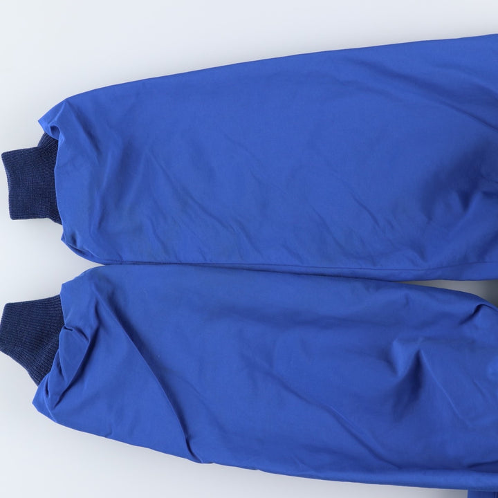 Vintage 80s-90'S Lands' End padded puffer jacket, made in the USA, size L, men's Nylon blue type Vintage Second Hand