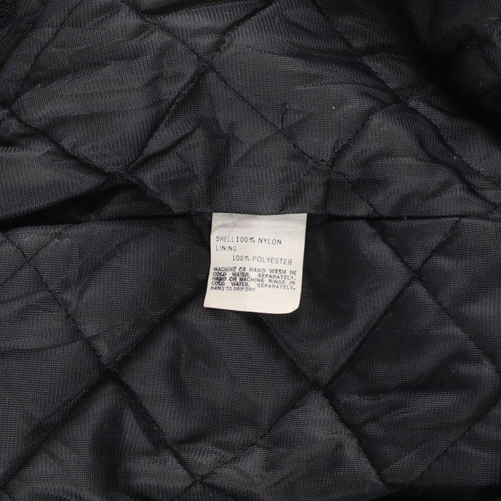 Vintage King Louie Stars and Stripes Nylon Stadium Jacket with Badge, Made in USA, Men's XL Nylon black type Vintage Second Hand