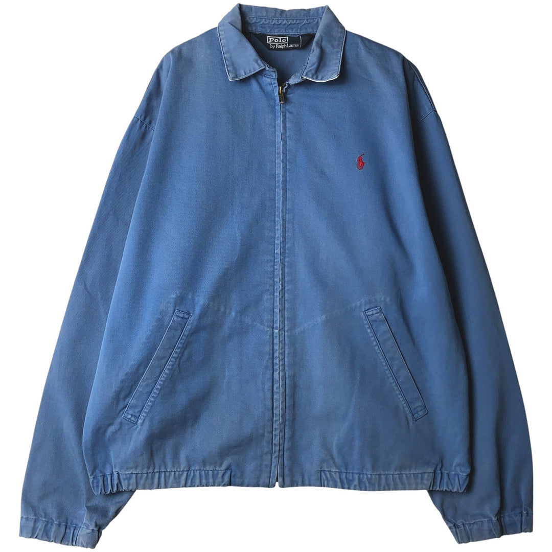Ralph Lauren POLO by Ralph Lauren Swing Top Sports Jacket Men's M cotton blue type Vintage Second Hand