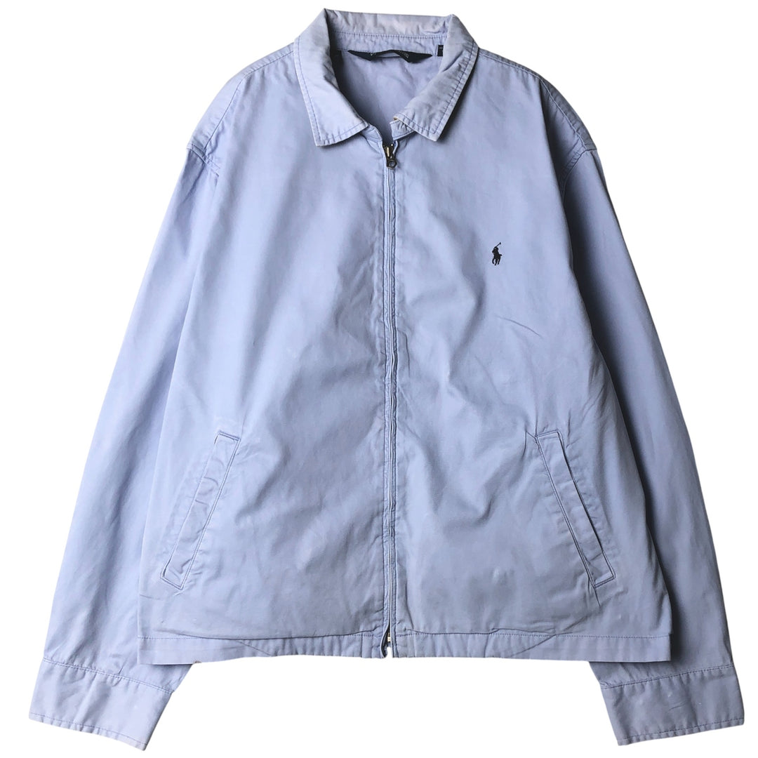 Ralph Lauren POLO by Ralph Lauren Swing Top Sports Jacket Men's XXL cotton Blue type light blue Vintage Second Hand