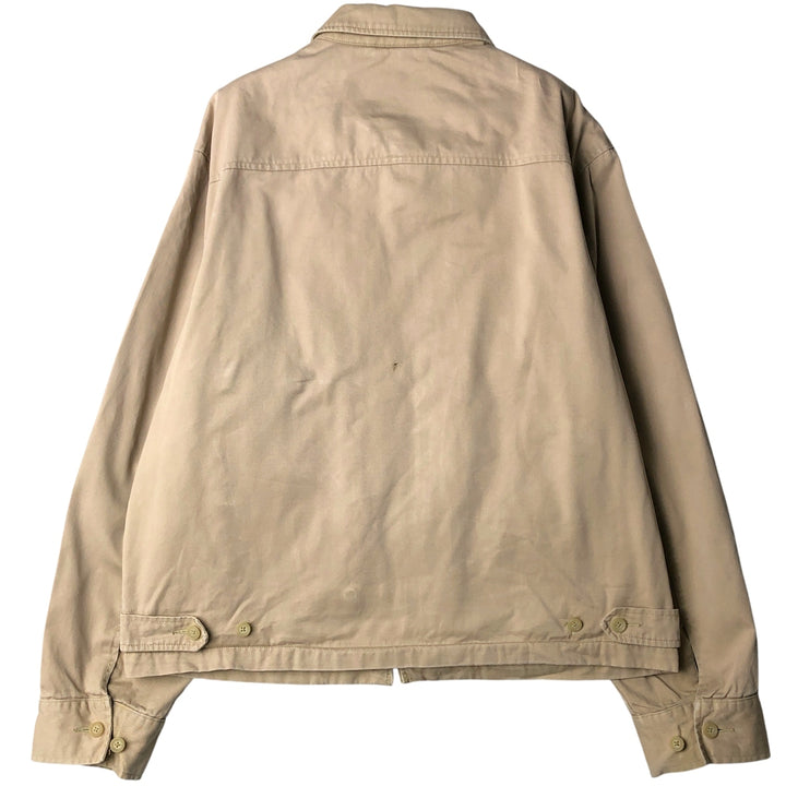 Ralph Lauren POLO by Ralph Lauren Swing Top Sports Jacket Men's L size cotton Beige type Vintage Second Hand