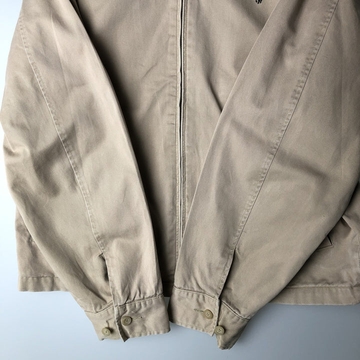 Ralph Lauren POLO by Ralph Lauren Swing Top Sports Jacket Men's L size cotton Beige type Vintage Second Hand