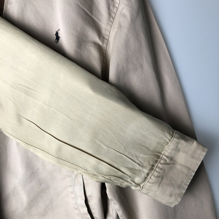Ralph Lauren POLO by Ralph Lauren Swing Top Sports Jacket Men's L size cotton Beige type Vintage Second Hand