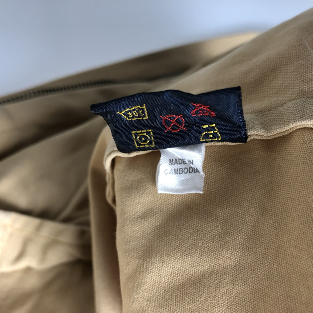 Ralph Lauren POLO by Ralph Lauren Swing Top Sports Jacket Men's L size cotton ocher yellow type Vintage Second Hand