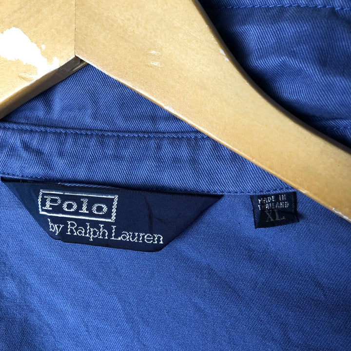 Ralph Lauren POLO by Ralph Lauren Swing Top Sports Jacket Men's XL cotton blue type Vintage Second Hand
