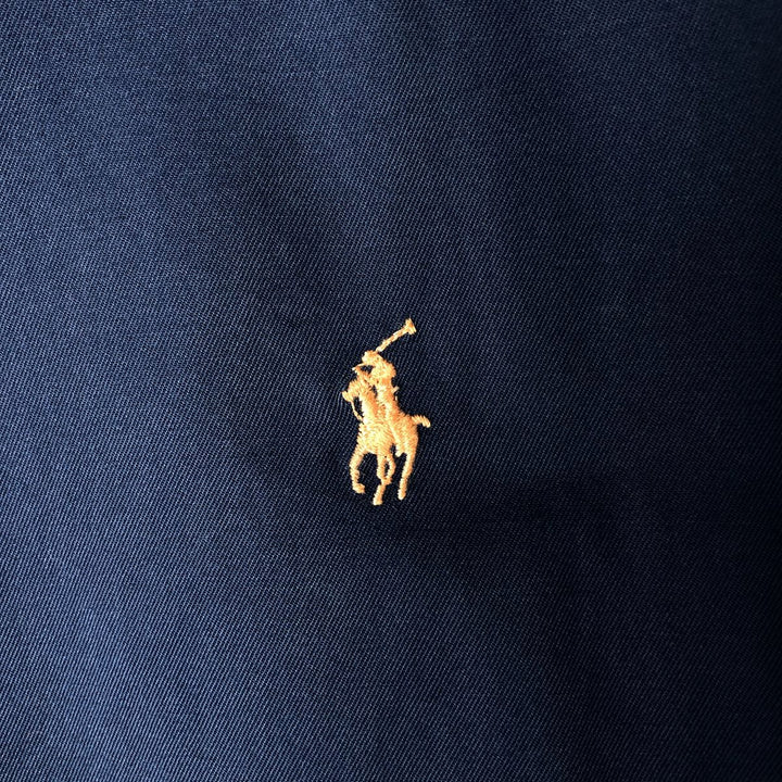 Ralph Lauren POLO by Ralph Lauren Swing Top Sports Jacket Men's L size cotton navy blue type Vintage Second Hand