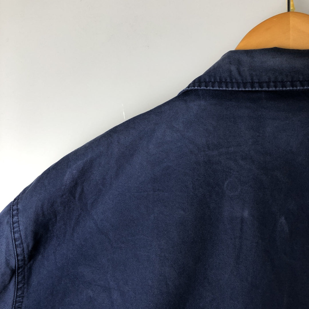 Ralph Lauren POLO by Ralph Lauren Swing Top Sports Jacket Men's L size cotton navy blue type Vintage Second Hand
