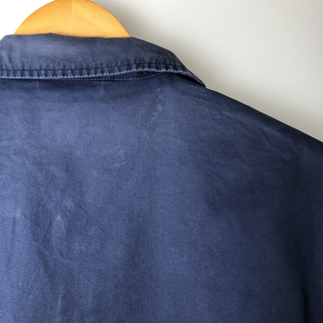 Ralph Lauren POLO by Ralph Lauren Swing Top Sports Jacket Men's L size cotton navy blue type Vintage Second Hand