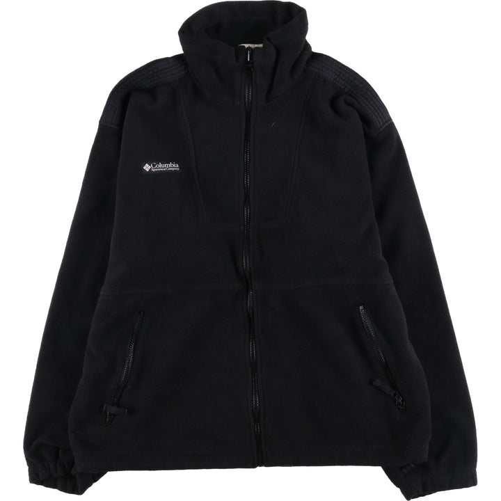90s-00'S Vintage Columbia Fleece Jacket, Men's Size Small polyester black type Vintage Second Hand