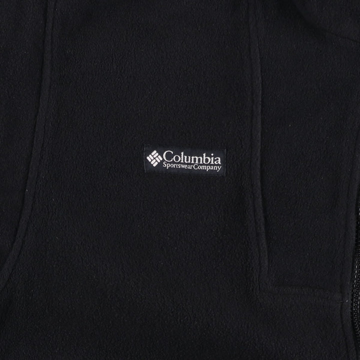 90s-00'S Vintage Columbia Fleece Jacket, Men's Size Small polyester black type Vintage Second Hand