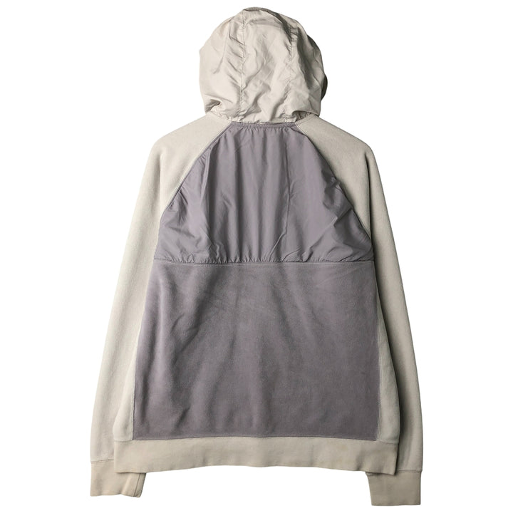 Nike Women's Large Fleece Full-Zip Hoodie polyester gray type Vintage Second Hand