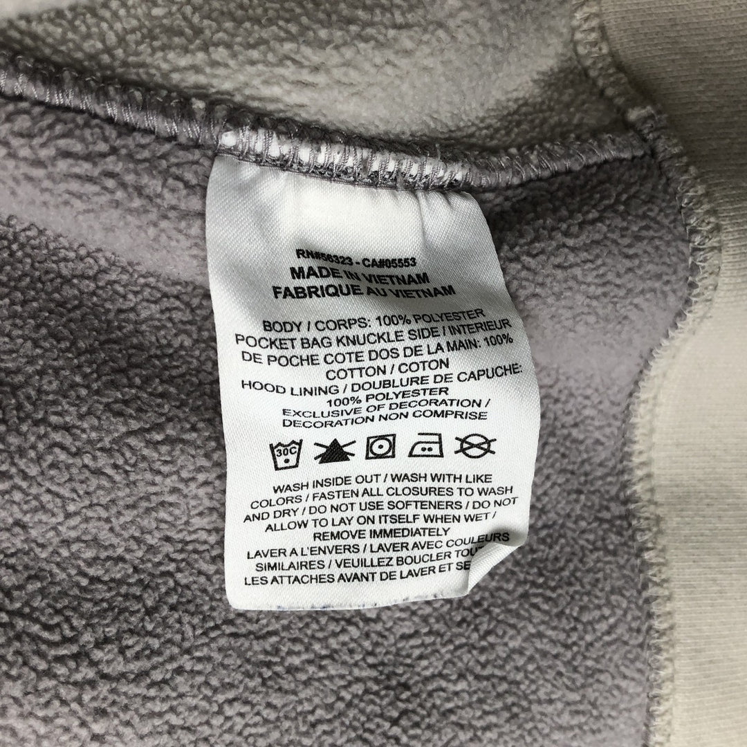 Nike Women's Large Fleece Full-Zip Hoodie polyester gray type Vintage Second Hand
