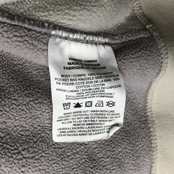 Nike Women's Large Fleece Full-Zip Hoodie polyester gray type Vintage Second Hand