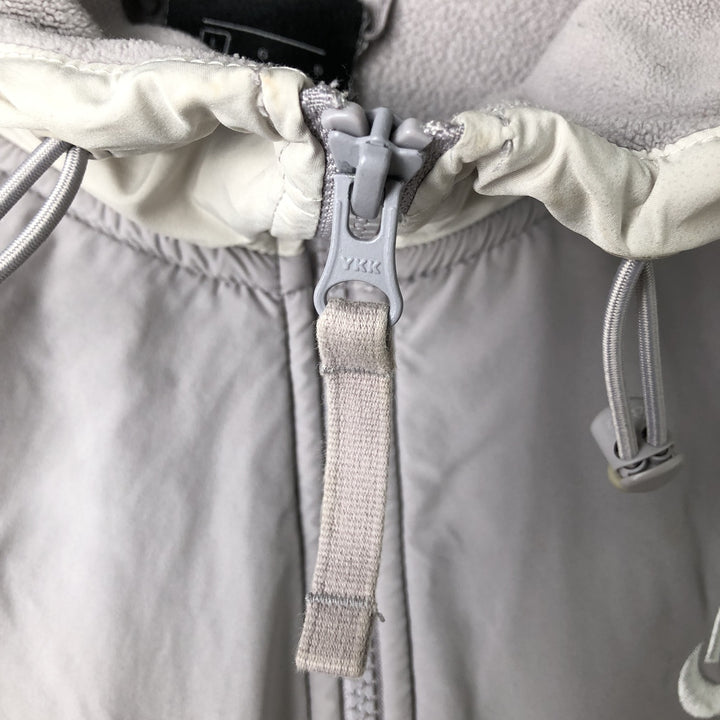 Nike Women's Large Fleece Full-Zip Hoodie polyester gray type Vintage Second Hand