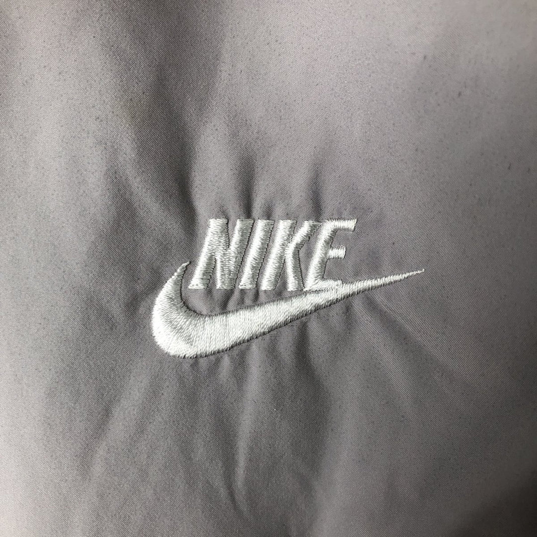 Nike Women's Large Fleece Full-Zip Hoodie polyester gray type Vintage Second Hand