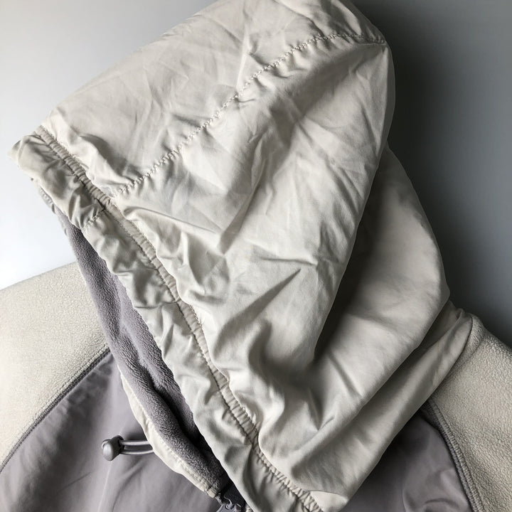 Nike Women's Large Fleece Full-Zip Hoodie polyester gray type Vintage Second Hand