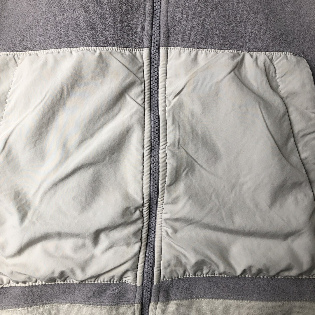 Nike Women's Large Fleece Full-Zip Hoodie polyester gray type Vintage Second Hand
