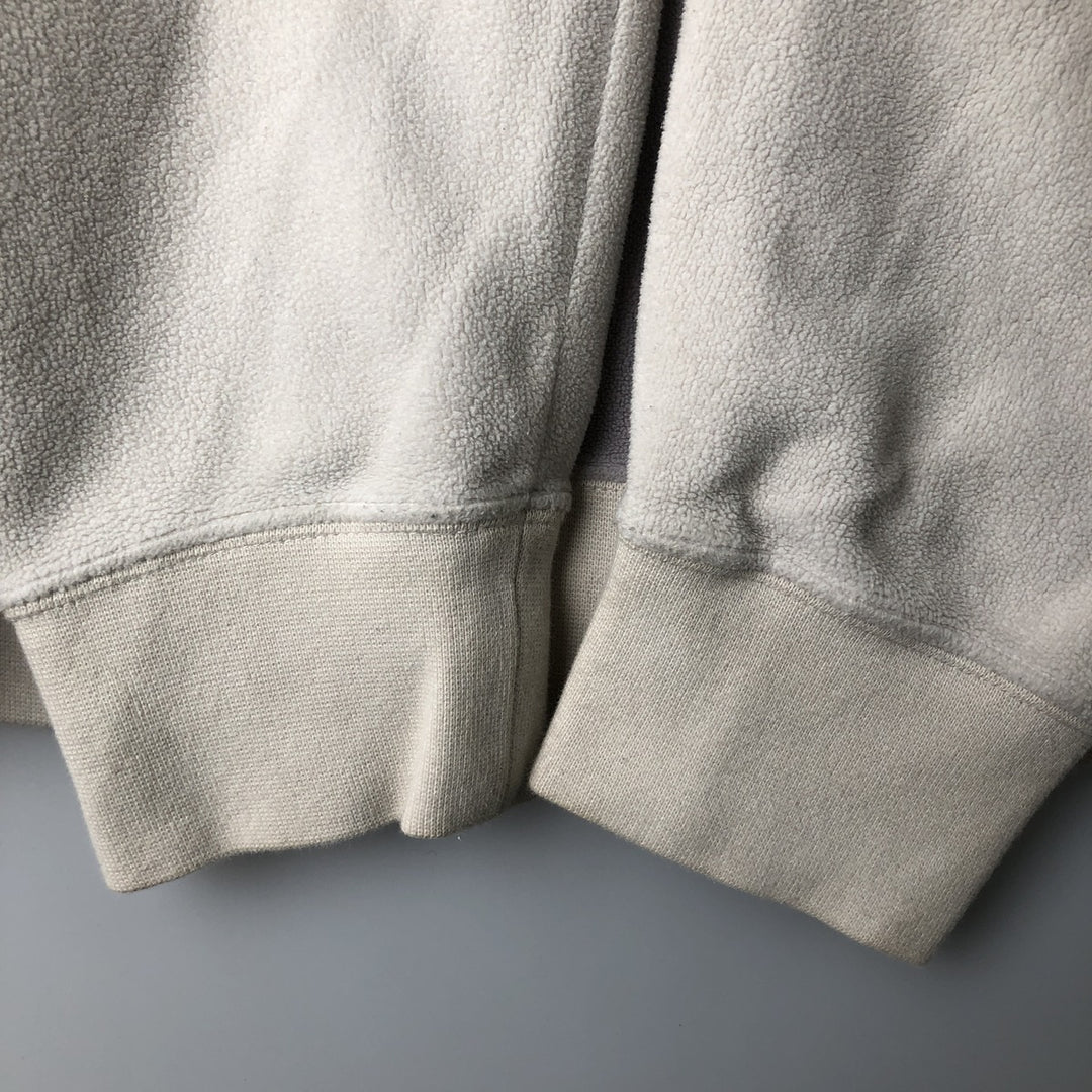 Nike Women's Large Fleece Full-Zip Hoodie polyester gray type Vintage Second Hand
