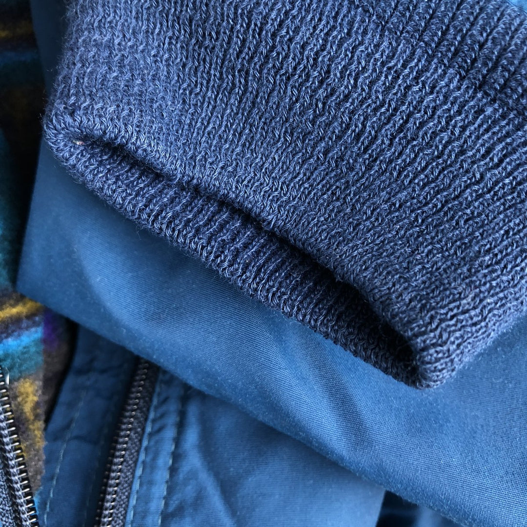 Vintage LLBean Three-Season Jacket from the 1980'S and 1990s, Men's Size Medium unclear blue type Vintage Second Hand
