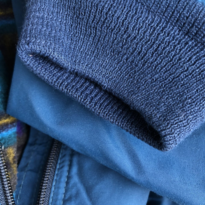 Vintage LLBean Three-Season Jacket from the 1980'S and 1990s, Men's Size Medium unclear blue type Vintage Second Hand