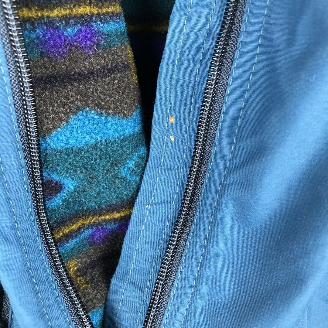 Vintage LLBean Three-Season Jacket from the 1980'S and 1990s, Men's Size Medium unclear blue type Vintage Second Hand