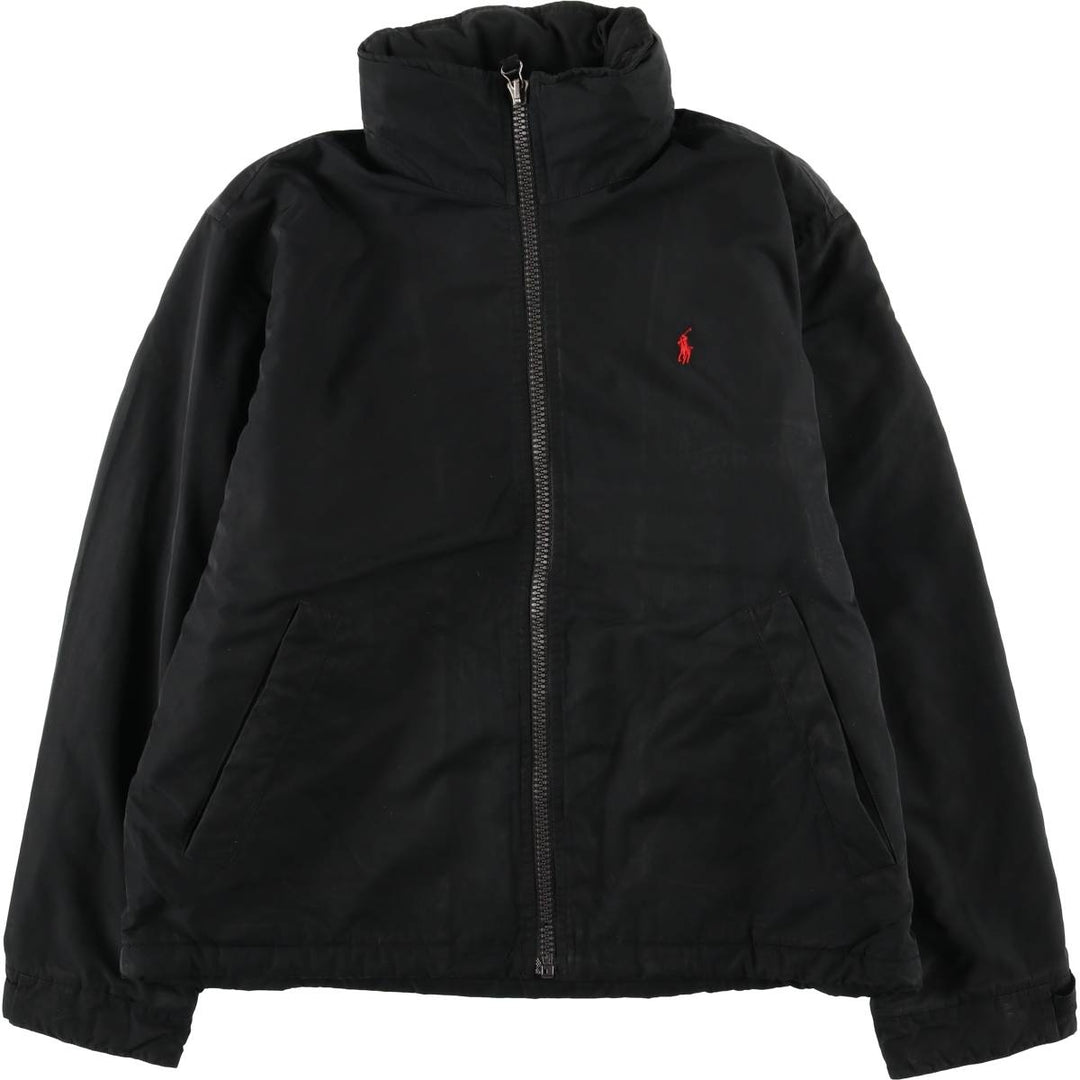 Ralph Lauren POLO by Ralph Lauren padded puffer jacket, men's size L polyester black type Vintage Second Hand