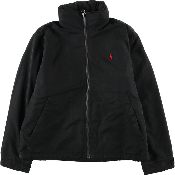Ralph Lauren POLO by Ralph Lauren padded puffer jacket, men's size L polyester black type Vintage Second Hand