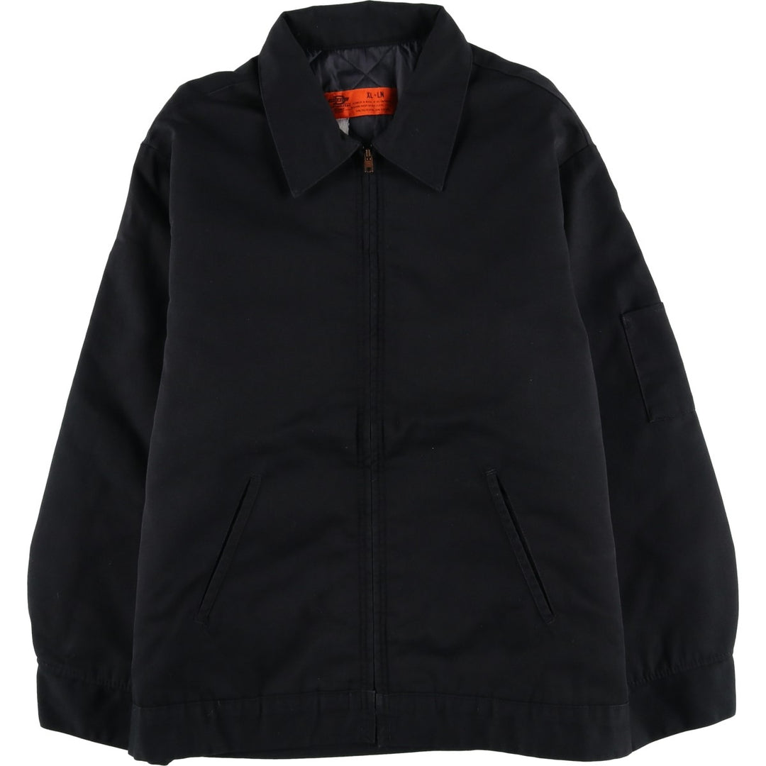 Dickies padded work jacket, men's size XL polyester black type Vintage Second Hand