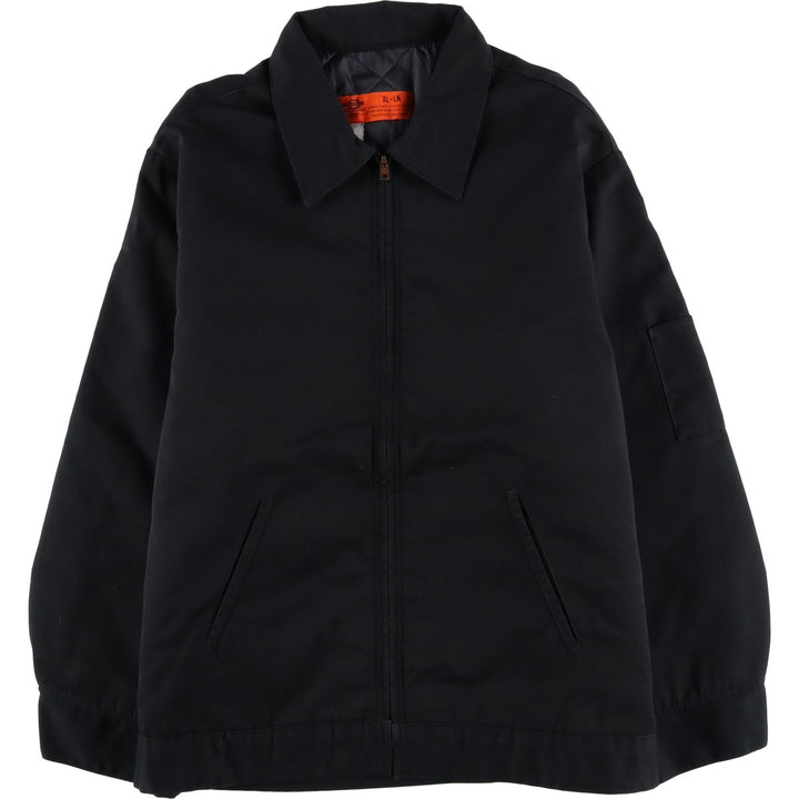 Dickies padded work jacket, men's size XL polyester black type Vintage Second Hand
