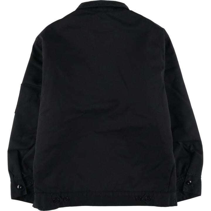 Dickies padded work jacket, men's size XL polyester black type Vintage Second Hand