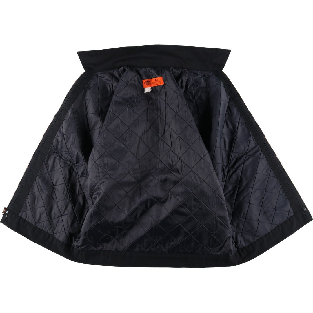 Dickies padded work jacket, men's size XL polyester black type Vintage Second Hand