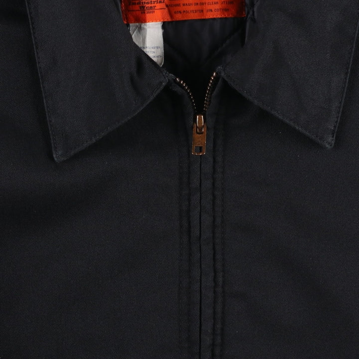 Dickies padded work jacket, men's size XL polyester black type Vintage Second Hand