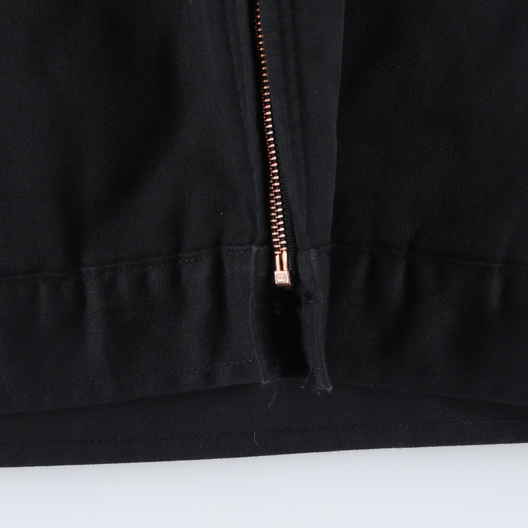 Dickies padded work jacket, men's size XL polyester black type Vintage Second Hand