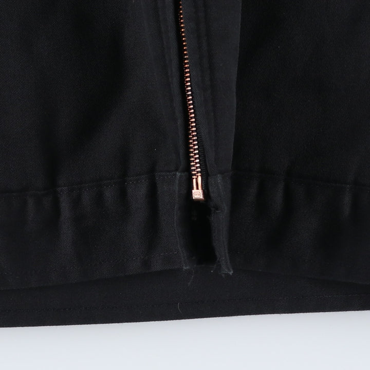 Dickies padded work jacket, men's size XL polyester black type Vintage Second Hand