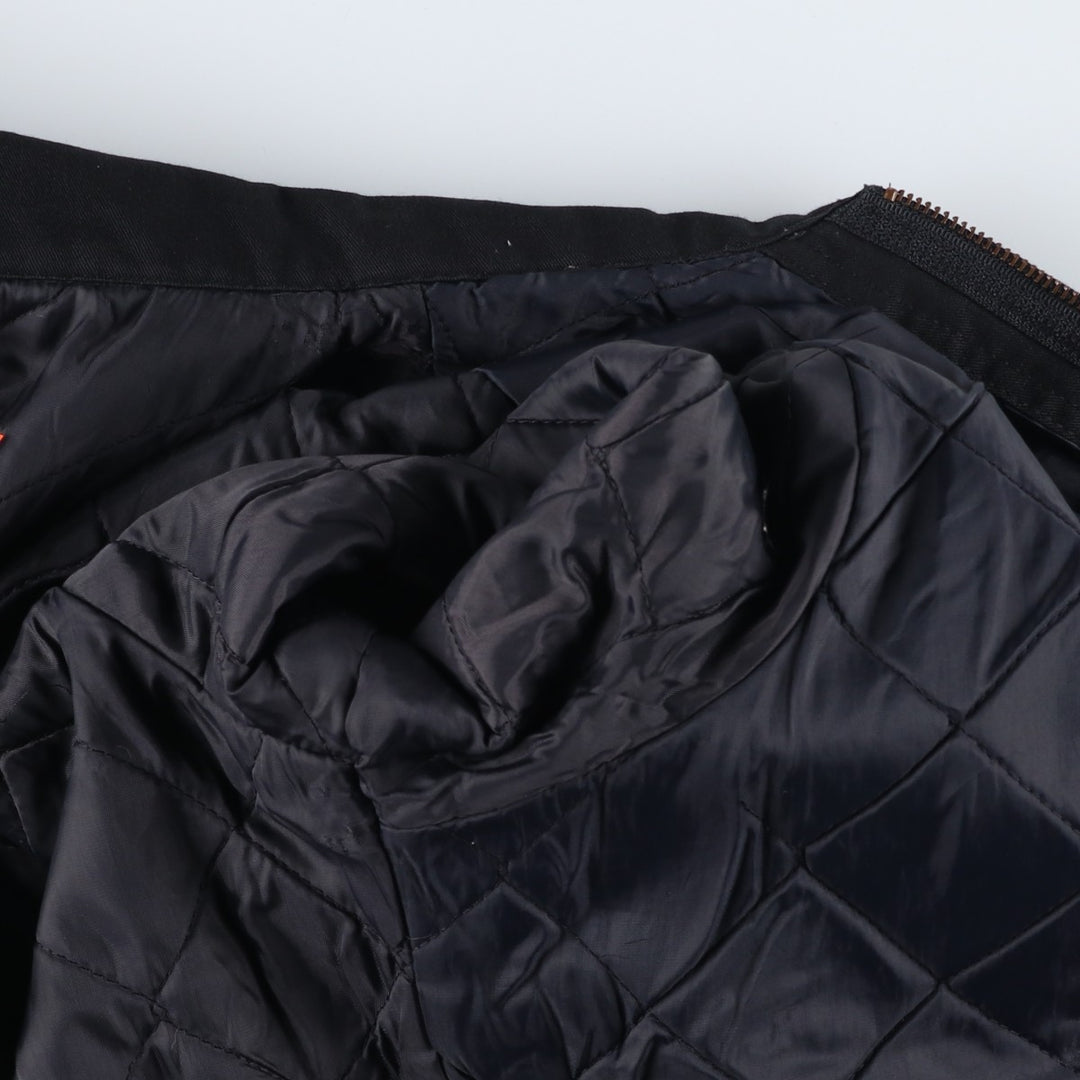Dickies padded work jacket, men's size XL polyester black type Vintage Second Hand