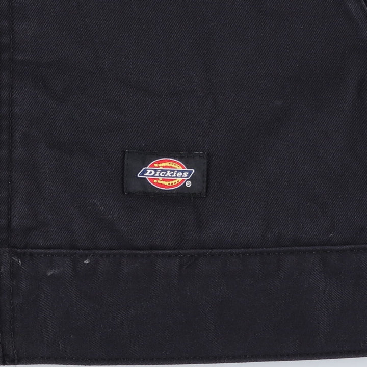 Dickies padded work jacket, men's size L polyester black type Vintage Second Hand