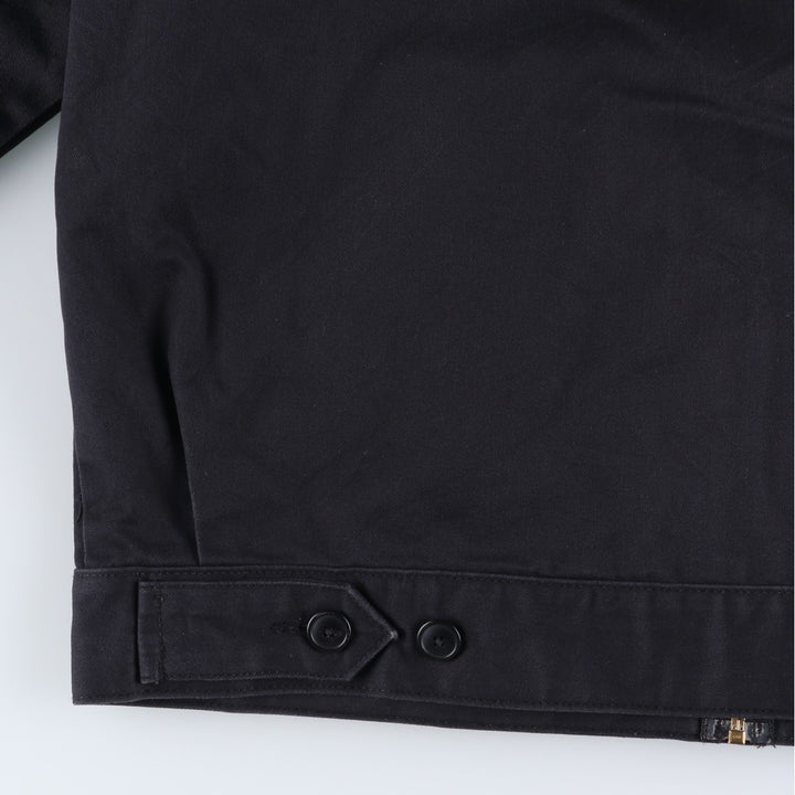 Dickies padded work jacket, men's size L polyester black type Vintage Second Hand