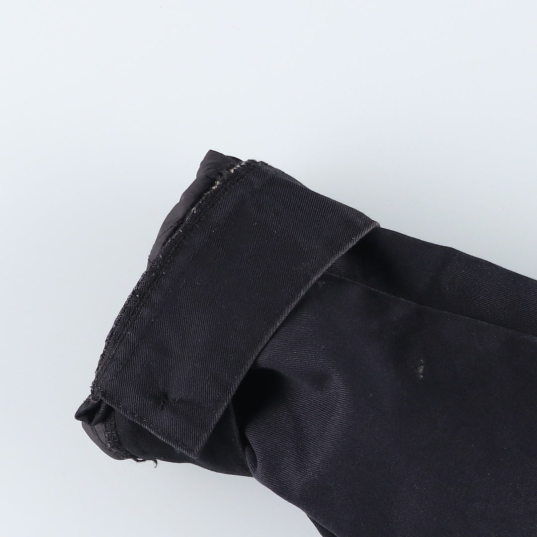 Dickies padded work jacket, men's size L polyester black type Vintage Second Hand